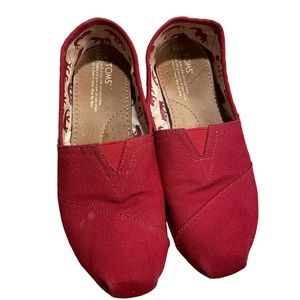 Toms Red Basic Shoes